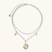 Astra Crescent Layered Necklace