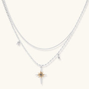 Astra Dagger Layered Necklace