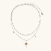 Astra Dagger Layered Necklace