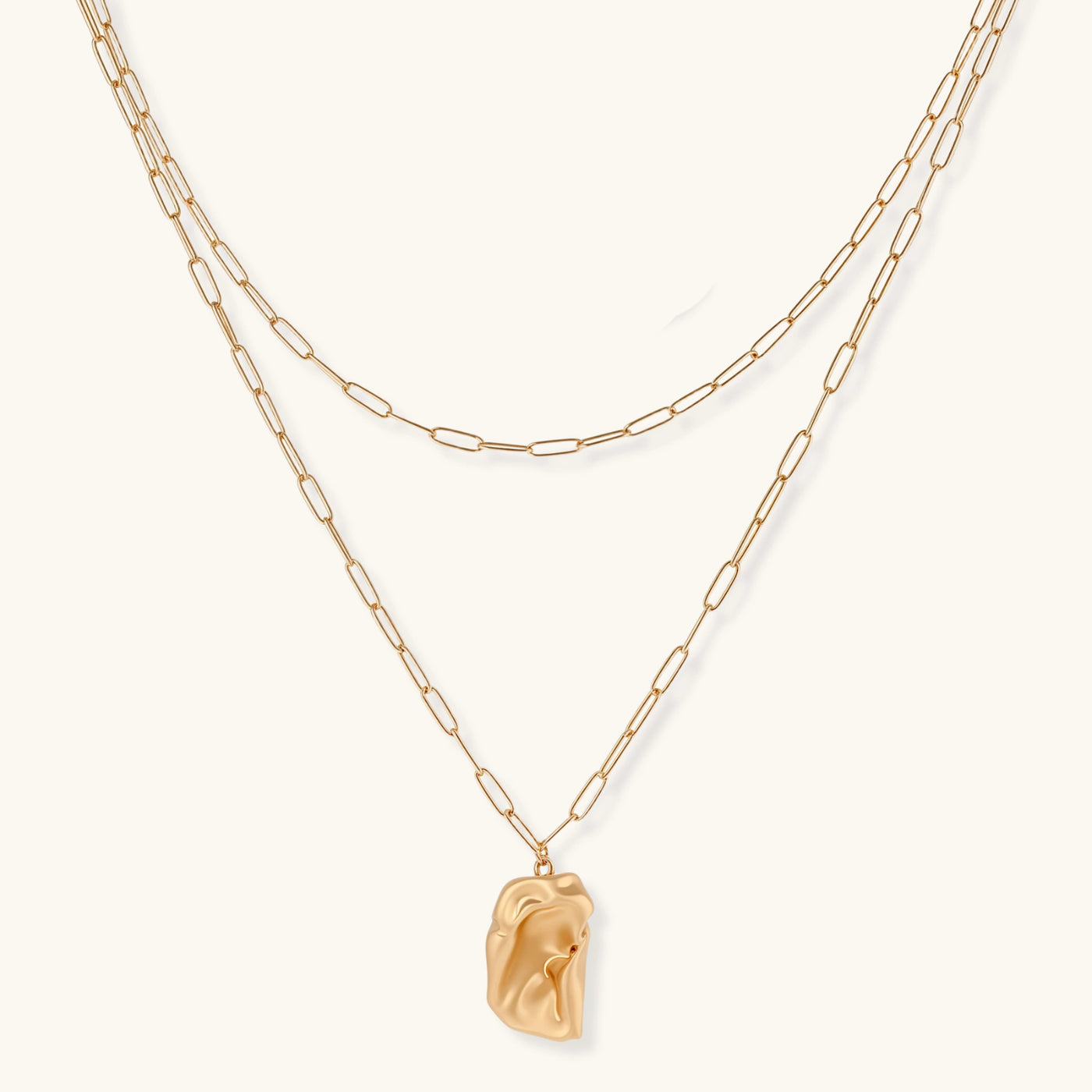 Meltfold Layered Necklace