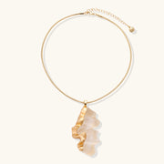 Pearlfoam Wave Necklace