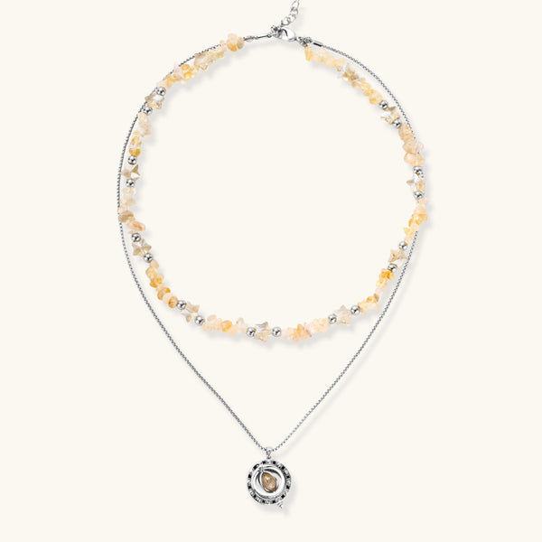 Terra Veil Layered Necklace