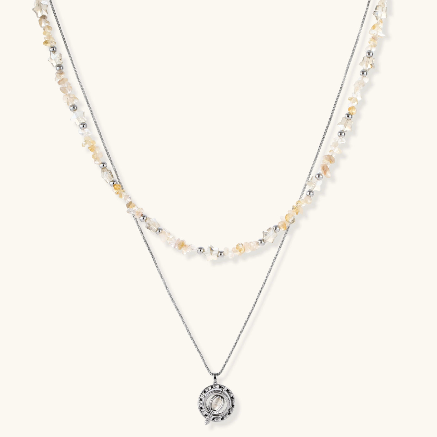 Terra Veil Layered Necklace