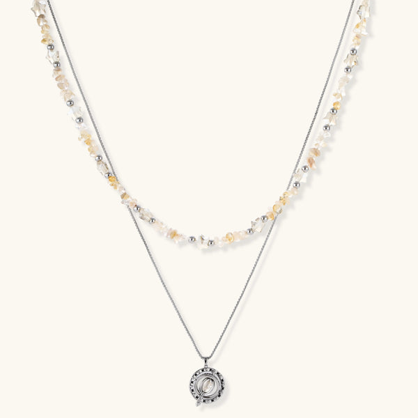 Terra Veil Layered Necklace