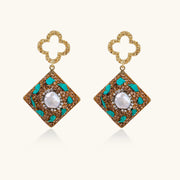 Palace Mosaic Pearl Earrings