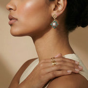 Palace Mosaic Pearl Earrings