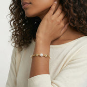 Goldwhorl Freshwater Pearl Bracelet
