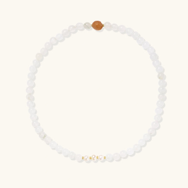 Lotusglow Pearl Agate Bracelet