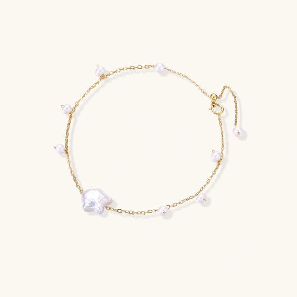 Goldenhaze Pearl Bracelet