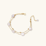 Pearlchain Layered Bracelet
