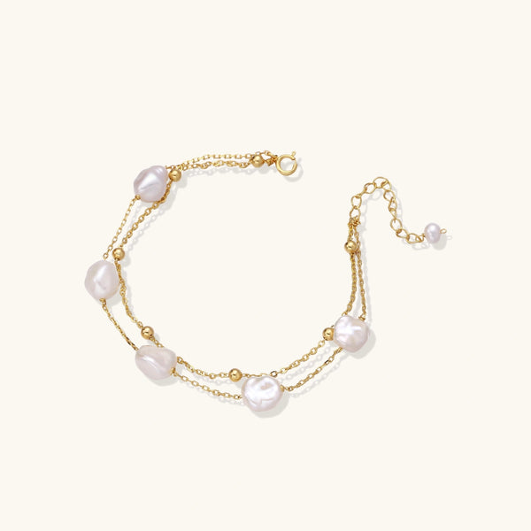 Pearlchain Layered Bracelet