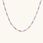 Lavenderglow Pearl Necklace