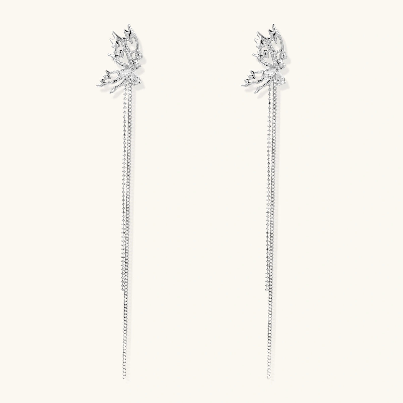 Frostleaf Cascade Earrings