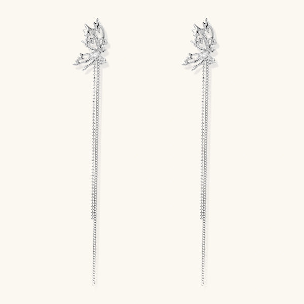 Frostleaf Cascade Earrings