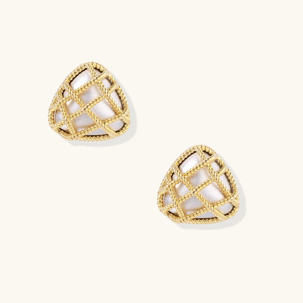 Woven Nest Studs