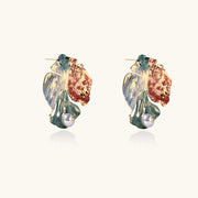 Monstera Pearl Muse Earrings