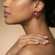 Crimsonflare Bloom Studs