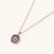 Violetglass Blossom Pendant