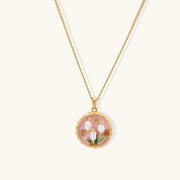 Roseglass Garden Pearl Pendant