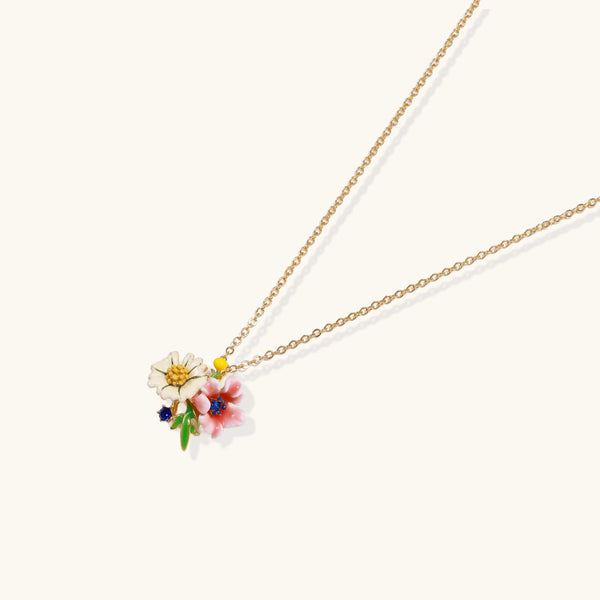 Wildbloom Enamel Pendant