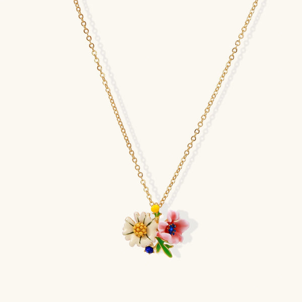 Wildbloom Enamel Pendant