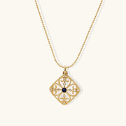 Lapis Oracle Mother-of-Pearl Pendant