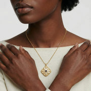 Lapis Oracle Mother-of-Pearl Pendant