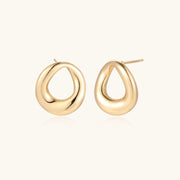 Dewloop Gold Studs