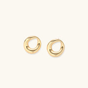 Dewloop Gold Studs