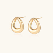 Dewloop Gold Studs