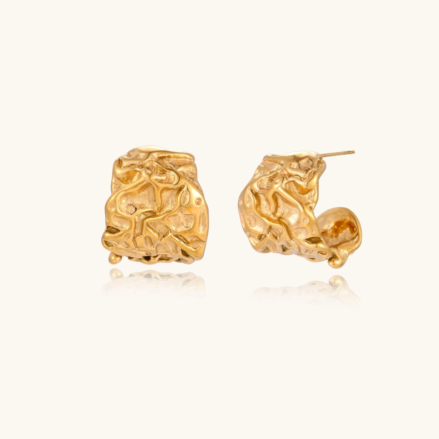 Emberfold Gold Hoops