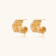 Emberfold Gold Hoops