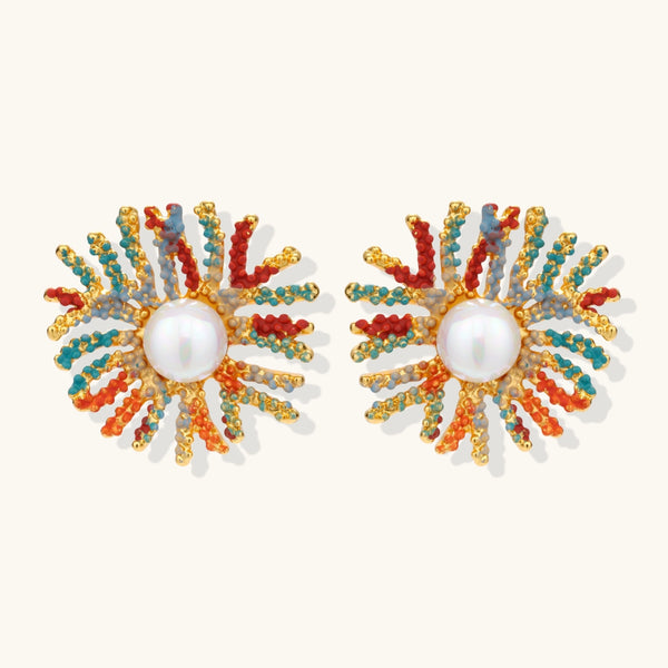 Reefburst Pearl Studs
