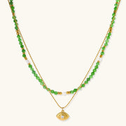 Verde Gaze Layered Necklace