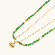Verde Gaze Layered Necklace