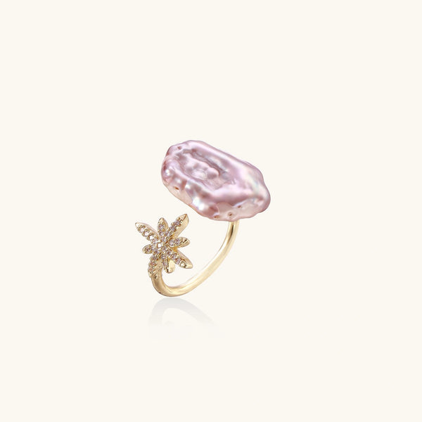 Starfall Baroque Pearl Ring
