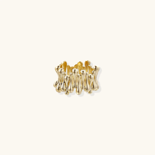 Goldcoil Sculpture Ring