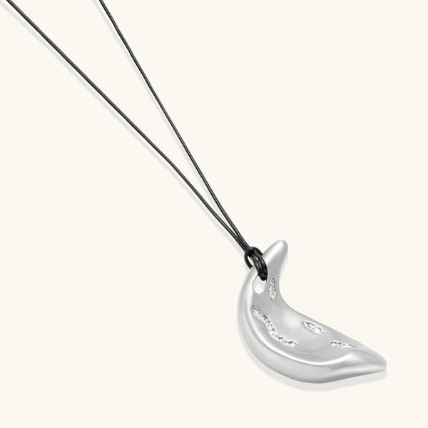 Crater-Silver Necklace
