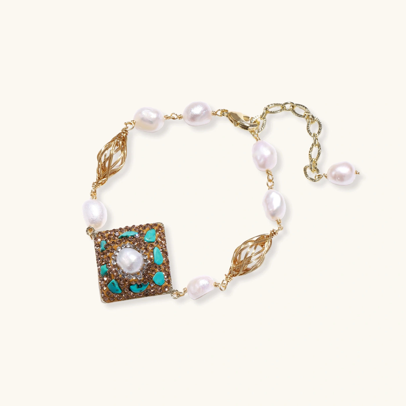 Palace Mosaic Pearl Bracelet