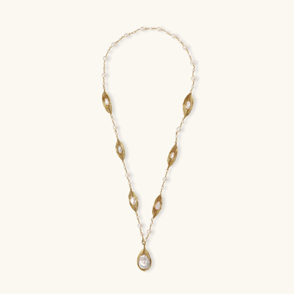 Nestvine Baroque Pearl Necklace