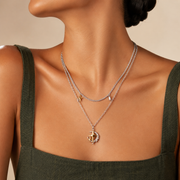 Astra Crescent Layered Necklace