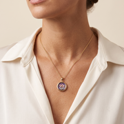 Colgante Violetglass Blossom
