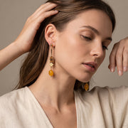 Aretes Colgantes Astra Amber