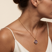 Colgante Violetglass Blossom