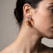 Argollas Amberflame Fold