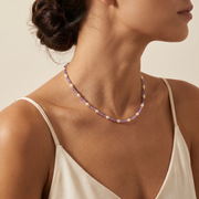Lavenderglow Pearl Necklace