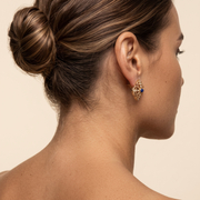 Lapis Oracle Mother-of-Pearl Studs