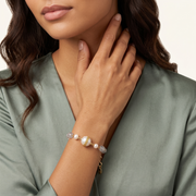 Cloudveil Quartz Pearl Bracelet