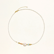 Seabloom Pearl Beaded Necklace